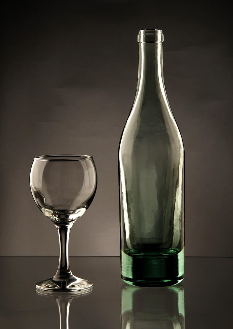Wine Bottle Centerpieces